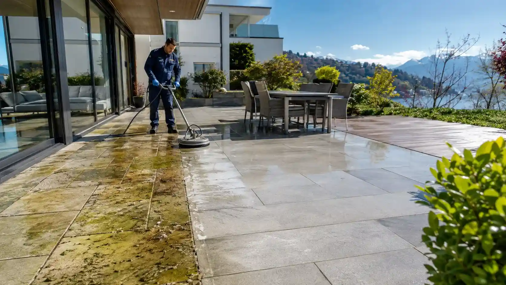Terrace Cleaning
