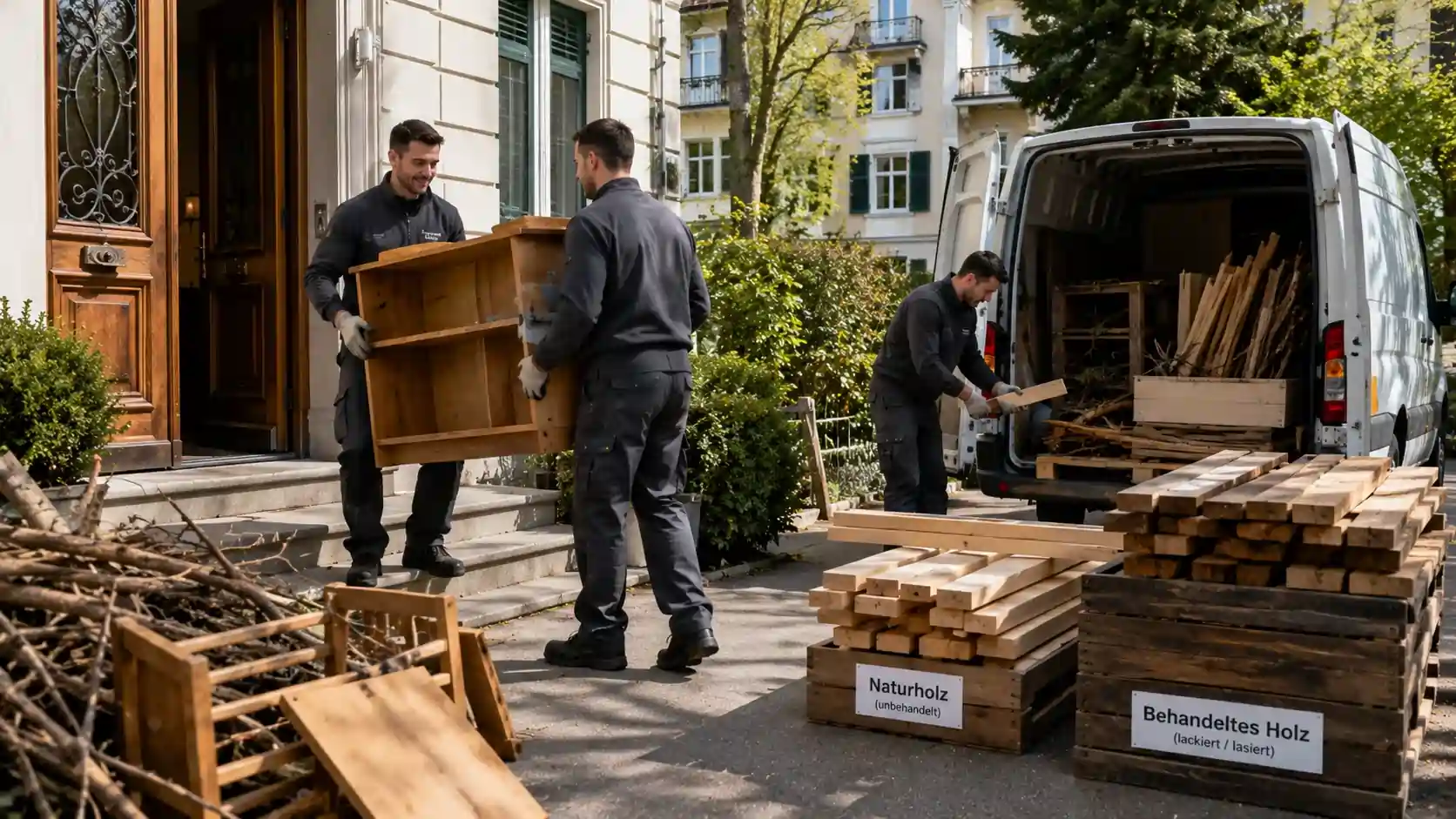 Holz entsorgen