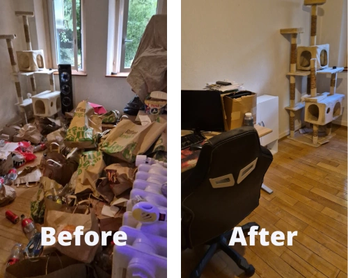 Vorher-Nachher Tiefenreinigung