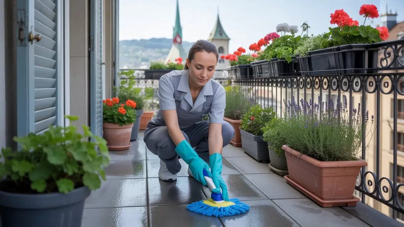 Professionelle Balkonreinigung in Zürich für langfristige Pflege und Schutz.