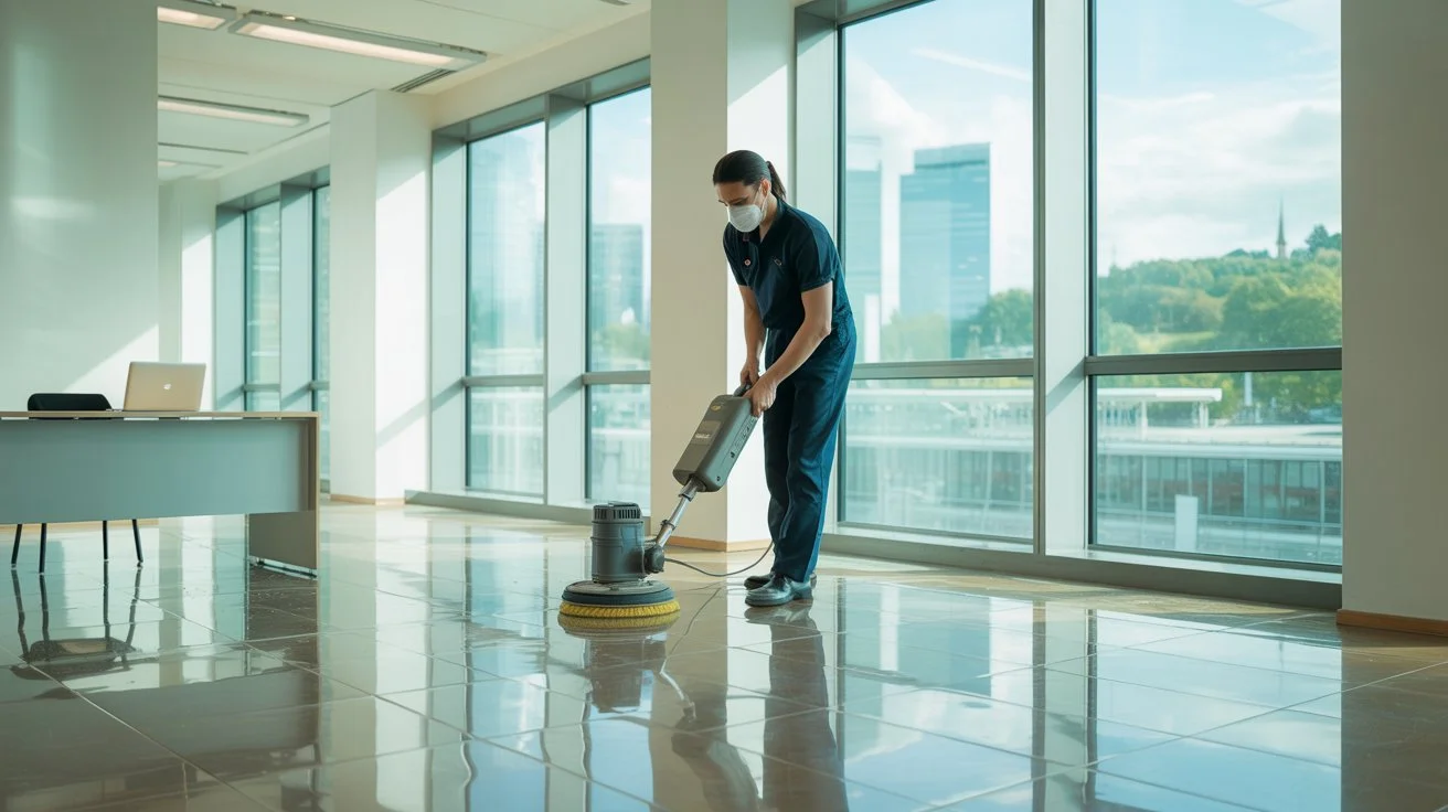 Professionelle Boden Reinigung in Zürich – glänzende Holz- und Fliesenböden für Hygiene und Langlebigkeit