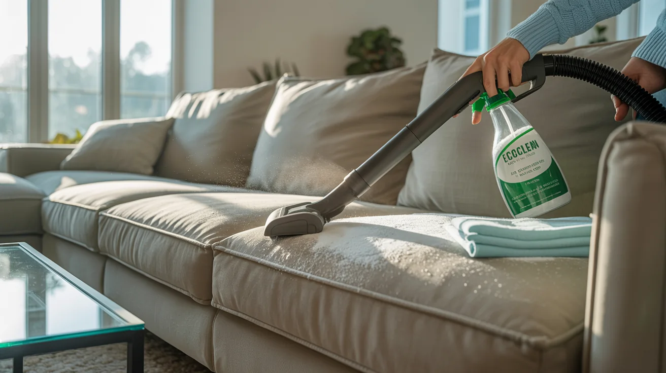 Sofa Tiefenreinigung mit natürlichen Mitteln für ein sauberes Zuhause