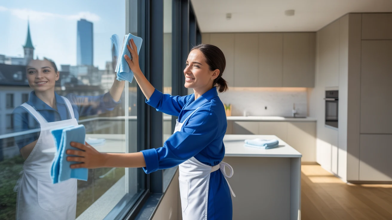 Professionelle Reinigung in Zürich – Wohnungsauszug Reinigungspreise mit erfahrenem Team beim gründlichen Wohnungsputz.