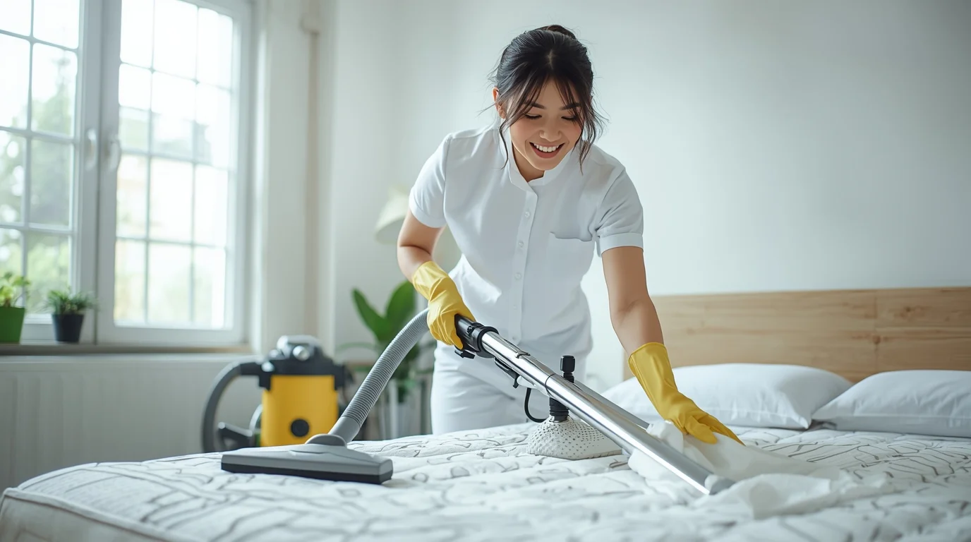 Professionelle Matratzenreinigung mit Tiefenreinigung und Desinfektion