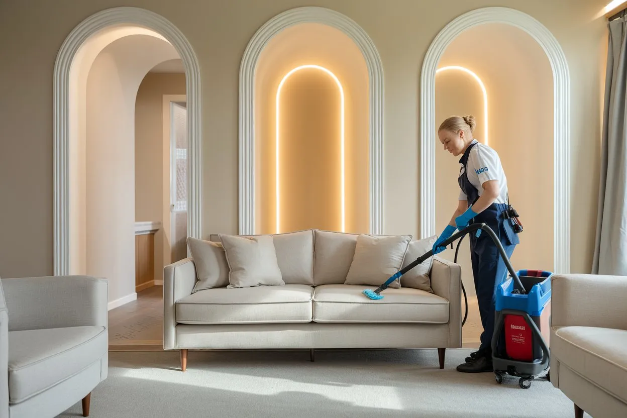 So bereiten Sie Ihr Zuhause auf die professionelle Sofareinigung vor