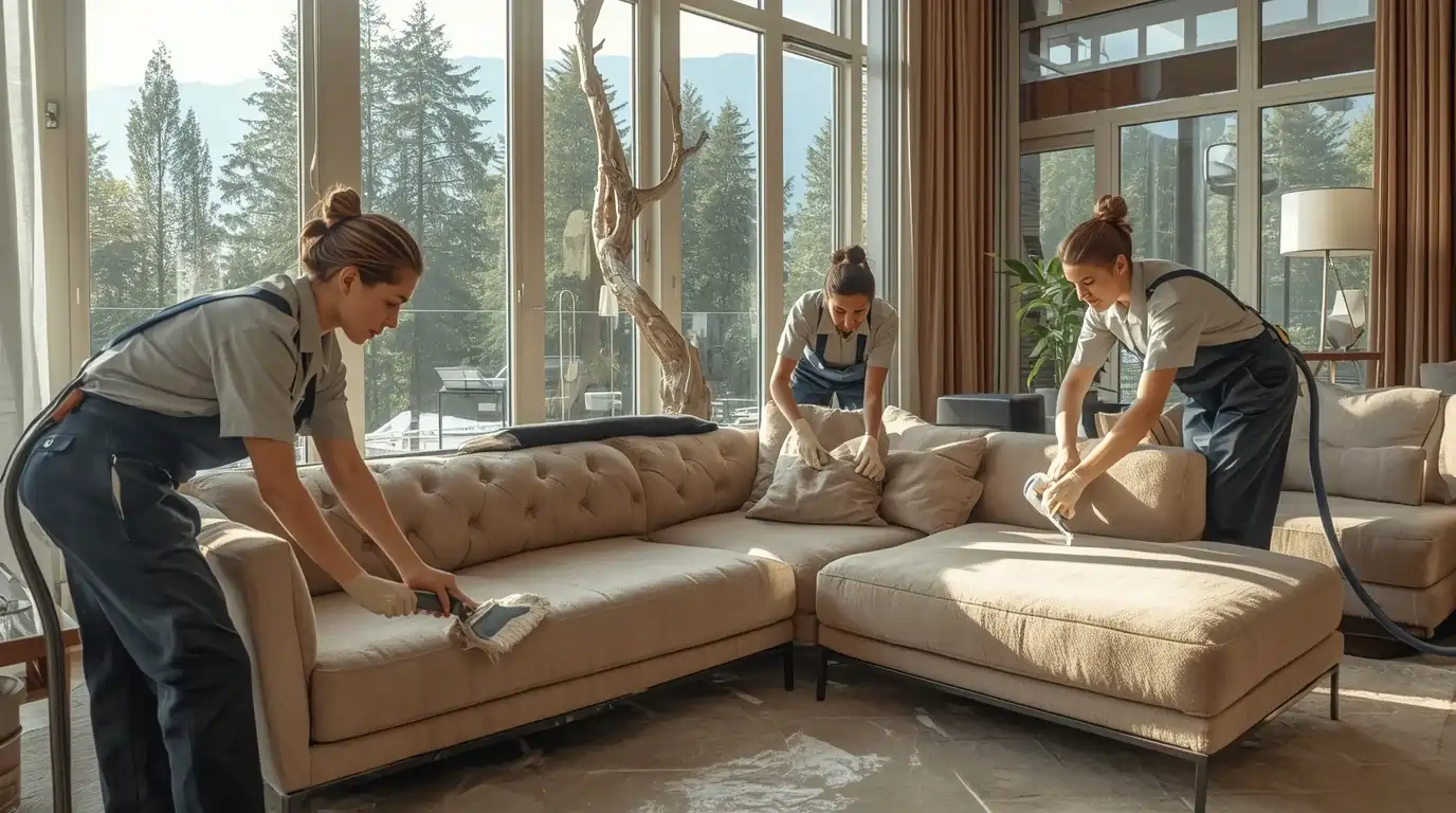 Tipps zur Tiefenreinigung von Sofas in Zürich – professionell gereinigtes Sofa