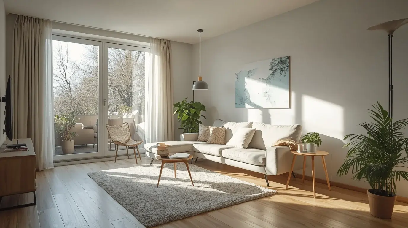 Vermieter prüft nach der Umzugsreinigung eine saubere Wohnung in Zürich – Checkliste für erfolgreiche Wohnungsabnahme nach dem Auszug.