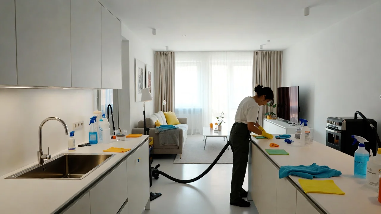 Was ist in einer Grundreinigung in Zürich enthalten – professionelle Grundreinigung in einer modernen Zürcher Wohnung