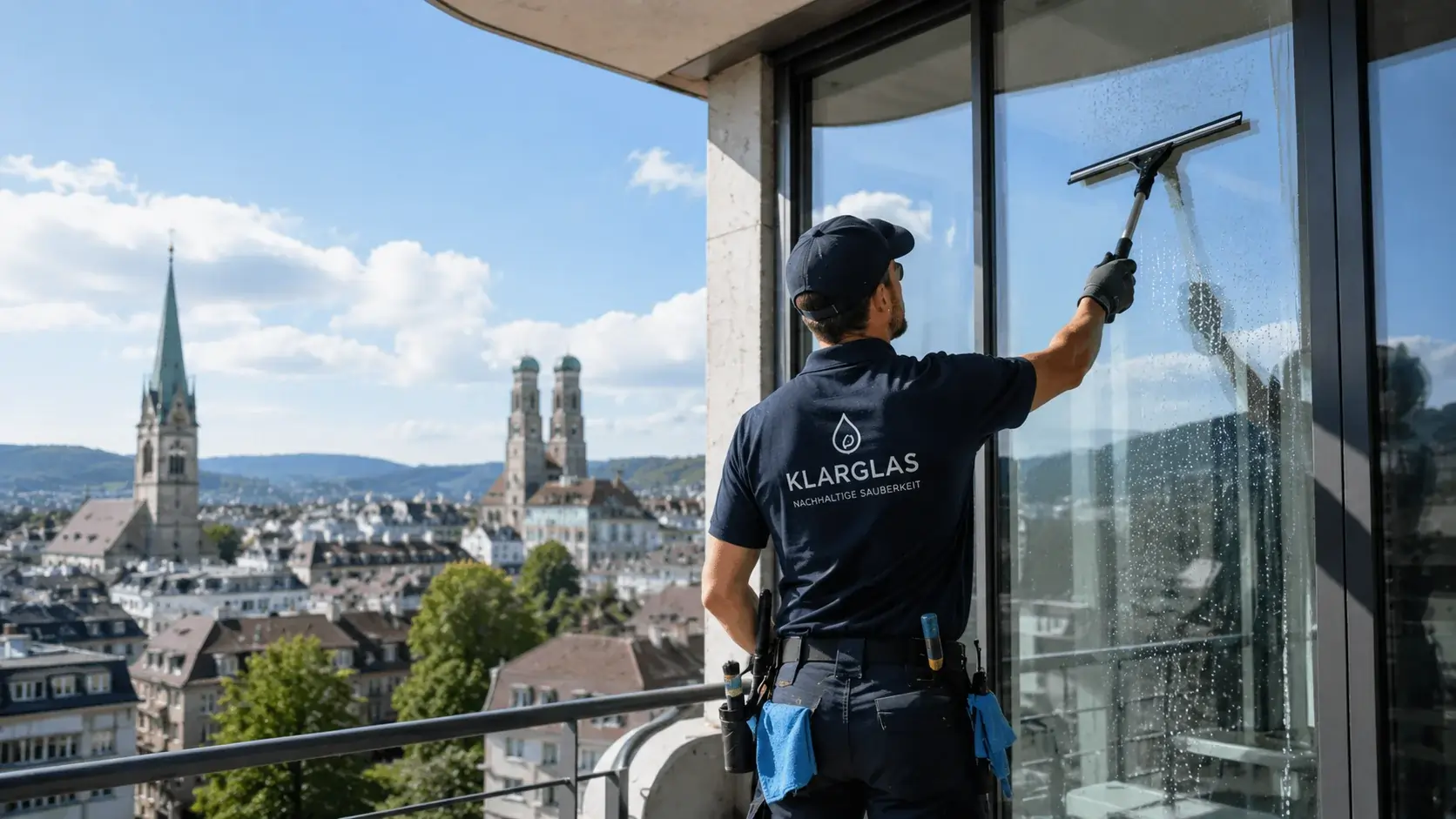 “Streifenfreie professionelle Fensterreinigung in Winterthur mit moderner Glasreinigung und umweltfreundlichem Verfahren”