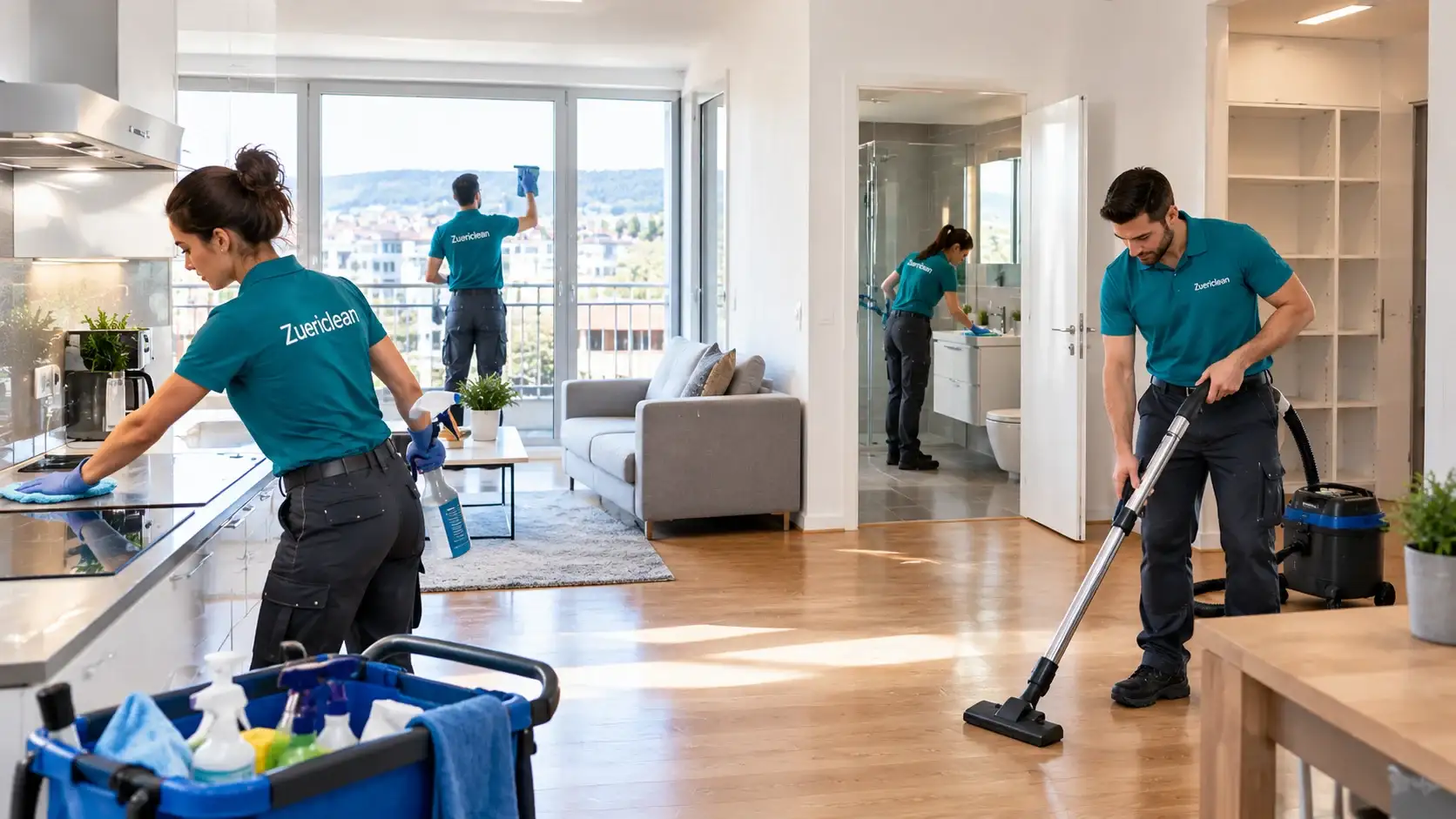 Umzugsreinigung in Opfikon für die Wohnungsabnahme